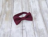 (21-114) Deep Burgundy Wine Bow Tie - Mr. Bow Tie