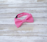 (14-190) Fuchsia Pink Bow Tie and/or Suspenders - Mr. Bow Tie
