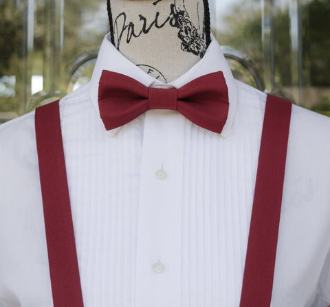 (20-150) Winterberry Bow Tie and/or Suspenders - Mr. Bow Tie