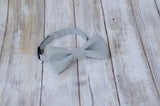 (64-183) Silver Gray Bow Tie - Mr. Bow Tie