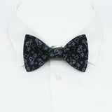 Black Retro Trucks Bow Tie