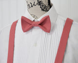 Blush Desert Rose Bow Tie and/or Suspenders (112)