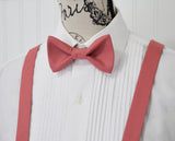 Blush Desert Rose Bow Tie and/or Suspenders (112)