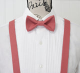 Blush Desert Rose Bow Tie and/or Suspenders (112)