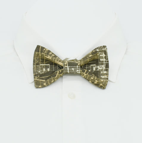 Music Notes Bow Tie