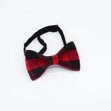 Red/Black Buffalo Plaid Bow Tie