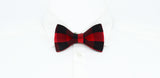 Red/Black Buffalo Plaid Bow Tie