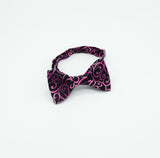 Pink Flamingo Swirl Bow Tie