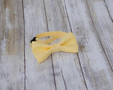 (01-23) Classic 30's Yellow Bow Tie and/or Suspenders - Mr. Bow Tie