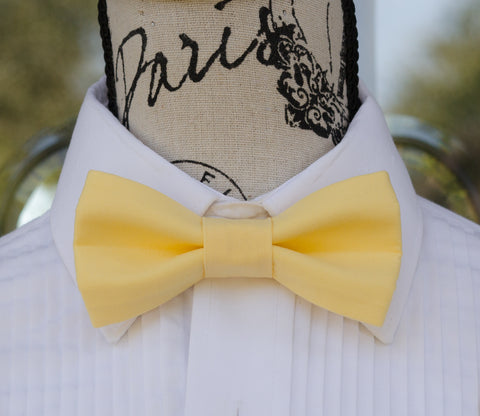 (01-23) Classic 30's Yellow Bow Tie - Mr. Bow Tie