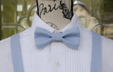 (42-32)  Baby Blue Bow Tie and/or Suspenders - Mr. Bow Tie