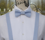 (42-32)  Baby Blue Bow Tie and/or Suspenders - Mr. Bow Tie
