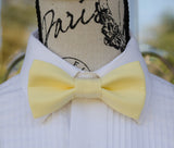 (01-31) Light Yellow Bow Tie - Mr. Bow Tie
