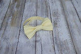 (01-31) Light Yellow Bow Tie and/or Suspenders - Mr. Bow Tie