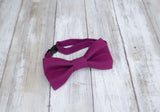 (23-217) Boysenberry Bow Tie and/or Suspenders - Mr. Bow Tie