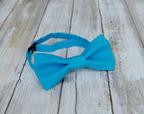 (47-226) Bright Turquoise Bow Tie - Mr. Bow Tie