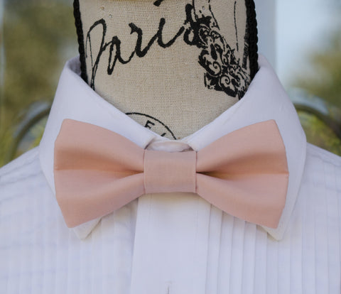 (11-195) Blush Pink Bow Tie - Mr. Bow Tie