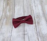 (21-18) Burgundy Bow Tie and/or Suspenders - Mr. Bow Tie