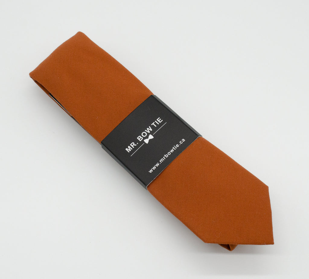 Mens shop orange tie