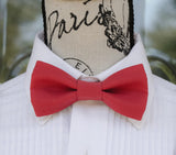 (19-230) Cherry Red Bow Tie and/or Suspenders - Mr. Bow Tie