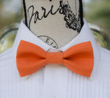 (08-209) Clementine Orange Bow Tie and/or Suspenders - Mr. Bow Tie