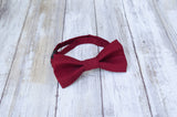 (20-39) Deep Red 2 Tone Bow Tie - Mr. Bow Tie