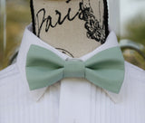 (54-38) Dusty Jade Bow Tie and/or Suspenders - Mr. Bow Tie