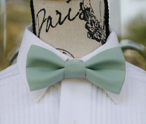 (54-38) Dusty Jade Bow Tie - Mr. Bow Tie