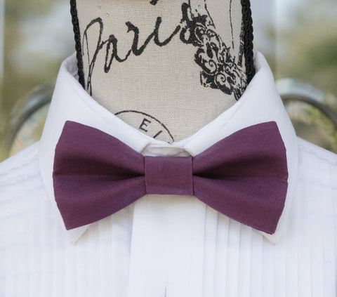 (27-205) Eggplant Bow Tie - Mr. Bow Tie