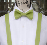 Matcha Green Bow Tie and/or Suspenders (344)