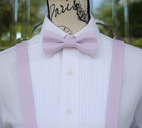 (28- 249) Light Lilac Bow Tie and/or Suspenders - Freesia - Mr. Bow Tie