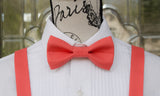 (18-258) Geranium Bow Tie and/or Suspenders - Mr. Bow Tie