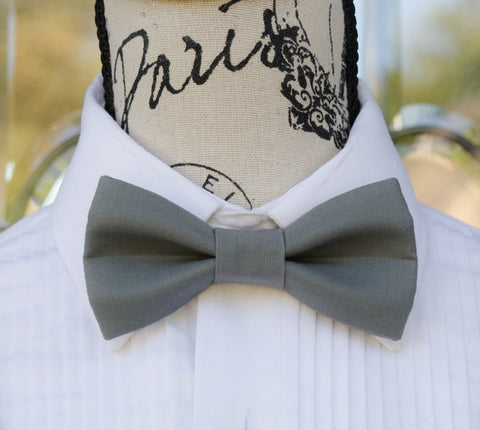 (66-202) Graphite Gray Bow Tie - Mr. Bow Tie