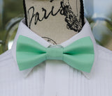 (52-65) Aqua Green Bow Tie and/or Suspenders - Mr. Bow Tie