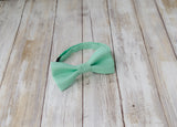 (52-65) Aqua Green Bow Tie and/or Suspenders - Mr. Bow Tie