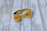 (03-244) Harvest Gold Bow Tie and/or Suspenders - Mr. Bow Tie