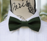 (61-15) Hunter Green Bow Tie and/or Suspenders - Mr. Bow Tie