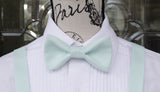 Ice Mint Bow Tie and/or Suspenders (169)