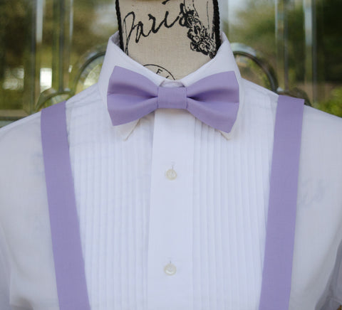 (36-164) Lavender Bow Tie and/or Suspenders - Mr. Bow Tie