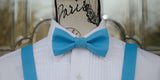 (42-142)  Lil Boy Blue Bow Tie and/or Suspenders - Mr. Bow Tie