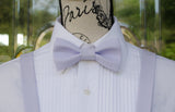 (37-33) Light Lavender Bow Tie and/or Suspenders - Mr. Bow Tie