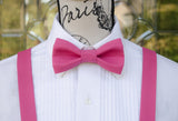 (14-92) Magenta Pink Bow Tie and/or Suspenders - Mr. Bow Tie