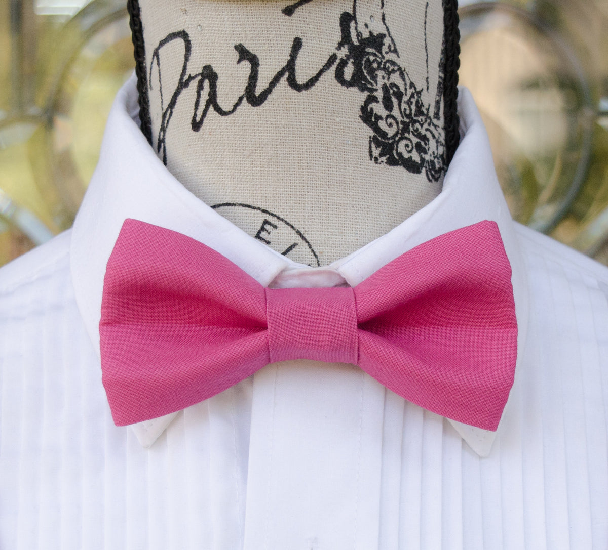 Magenta (Pink) Bow Ties and Suspenders Mr. Bow Tie