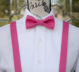 (14-92) Magenta Pink Bow Tie and/or Suspenders - Mr. Bow Tie