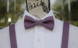 (30-206) Mauve Bow Tie and/or Suspenders - Mr. Bow Tie