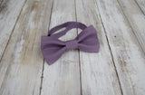 (30-206) Mauve Bow Tie and/or Suspenders - Mr. Bow Tie