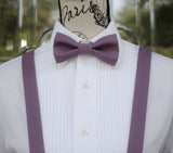 (30-206) Mauve Bow Tie and/or Suspenders - Mr. Bow Tie