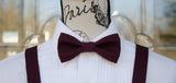 (62-280) Espresso Brown Bow Tie and/or Suspenders - Mr. Bow Tie
