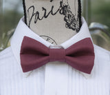 (26-300) Mulberry Wine Bow Tie and/or Suspenders - Mr. Bow Tie