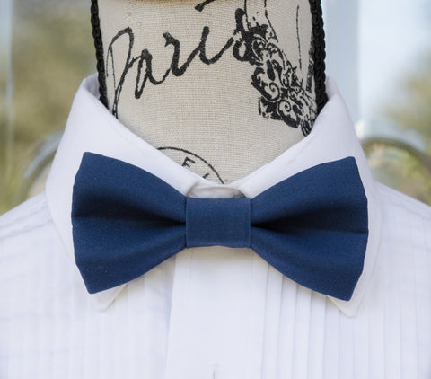 (40-236) Nautical Blue Bow Tie - Mr. Bow Tie